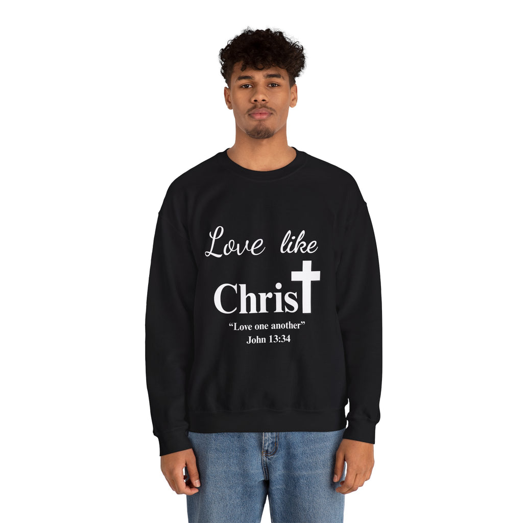 Love Like Christ Christian Crewneck Sweatshirt