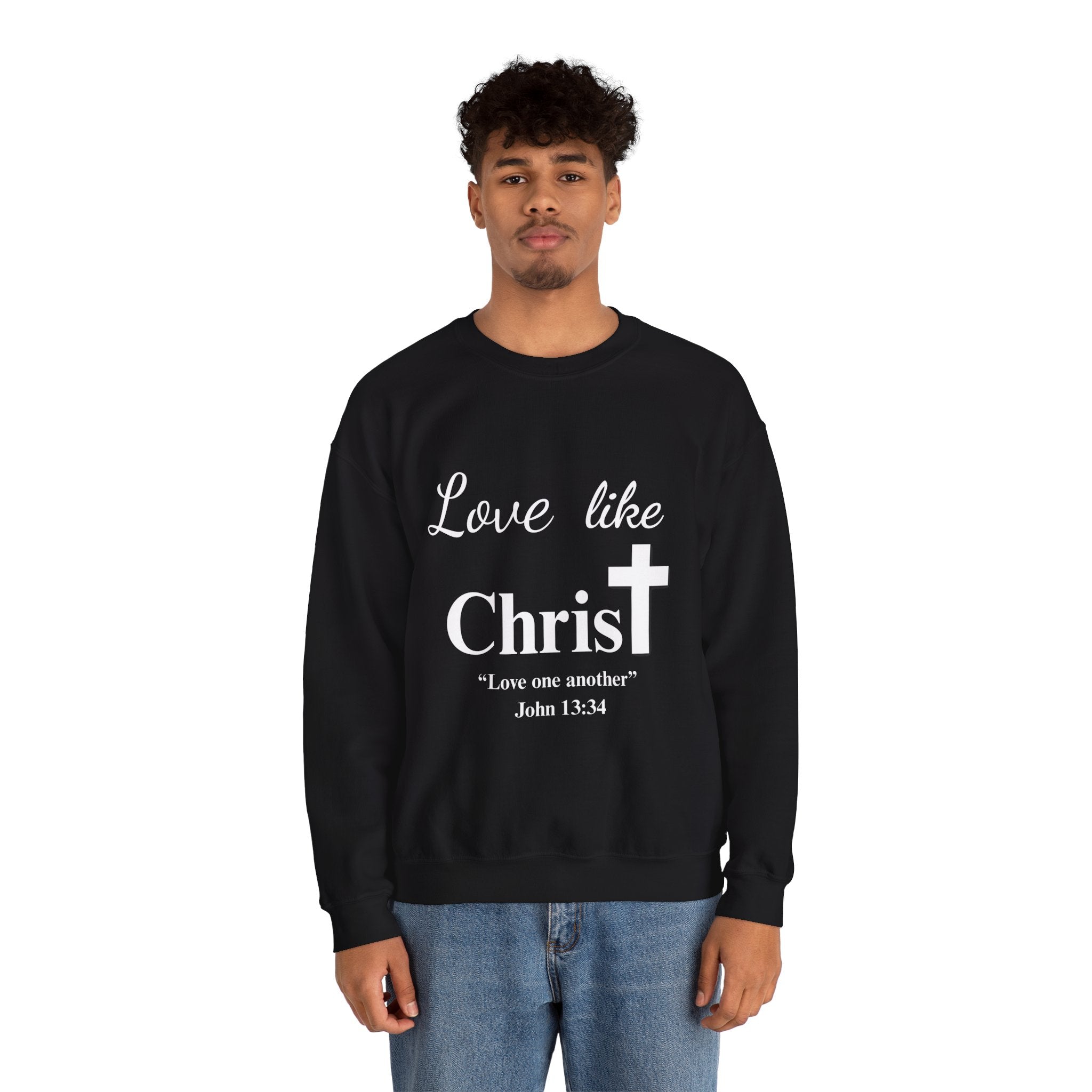 Love Like Christ Christian Crewneck Sweatshirt