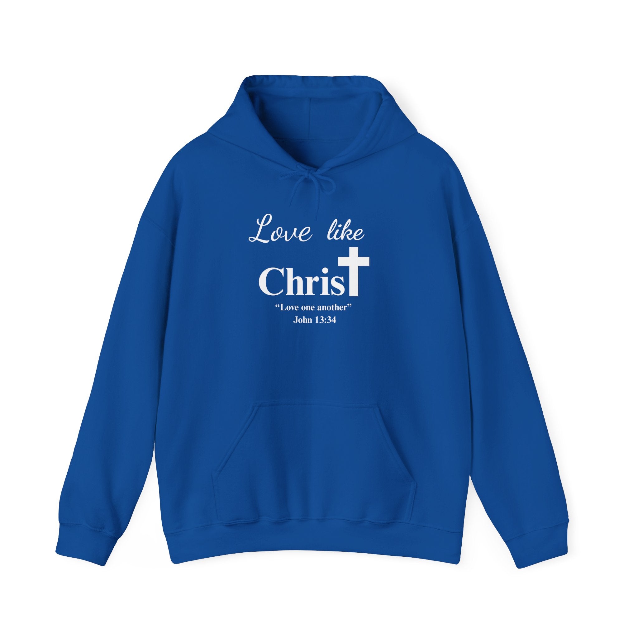 Love Like Christ Christian Hooded Sweatshirt