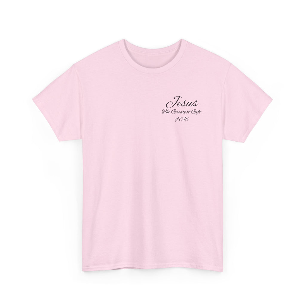 Jesus - Greatest Gift of All Christmas Wreath T-Shirt
