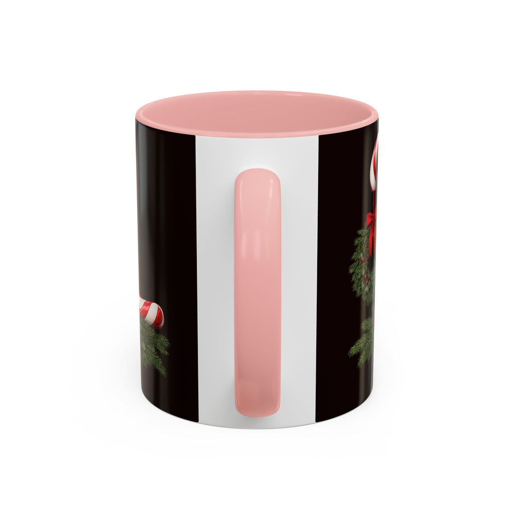 NOEL Candy Cane Christmas Mug – Festive Holiday Coffee Cup  (11, 15oz)