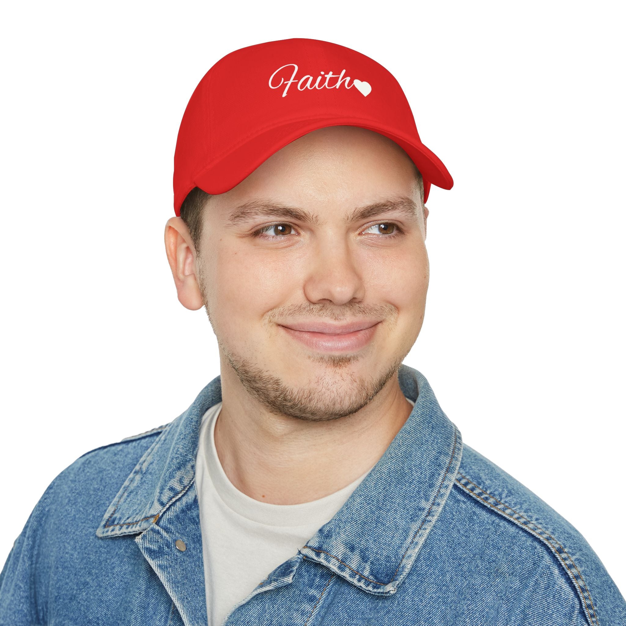 Faith Heart Classic Low Profile Baseball Cap – Christian Inspirational Cap