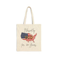 Blessed by God- 250 Years Patriotic Tote Bag