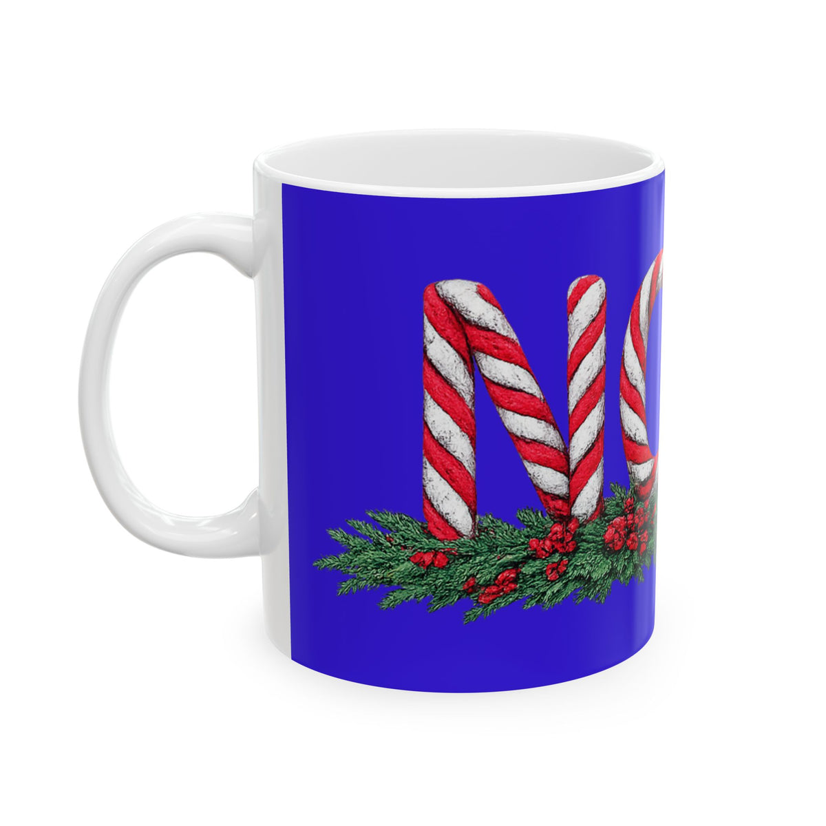NOEL Christmas Ceramic Coffee Mug | Festive Holiday Coffee Cup, (11oz, 15oz)
