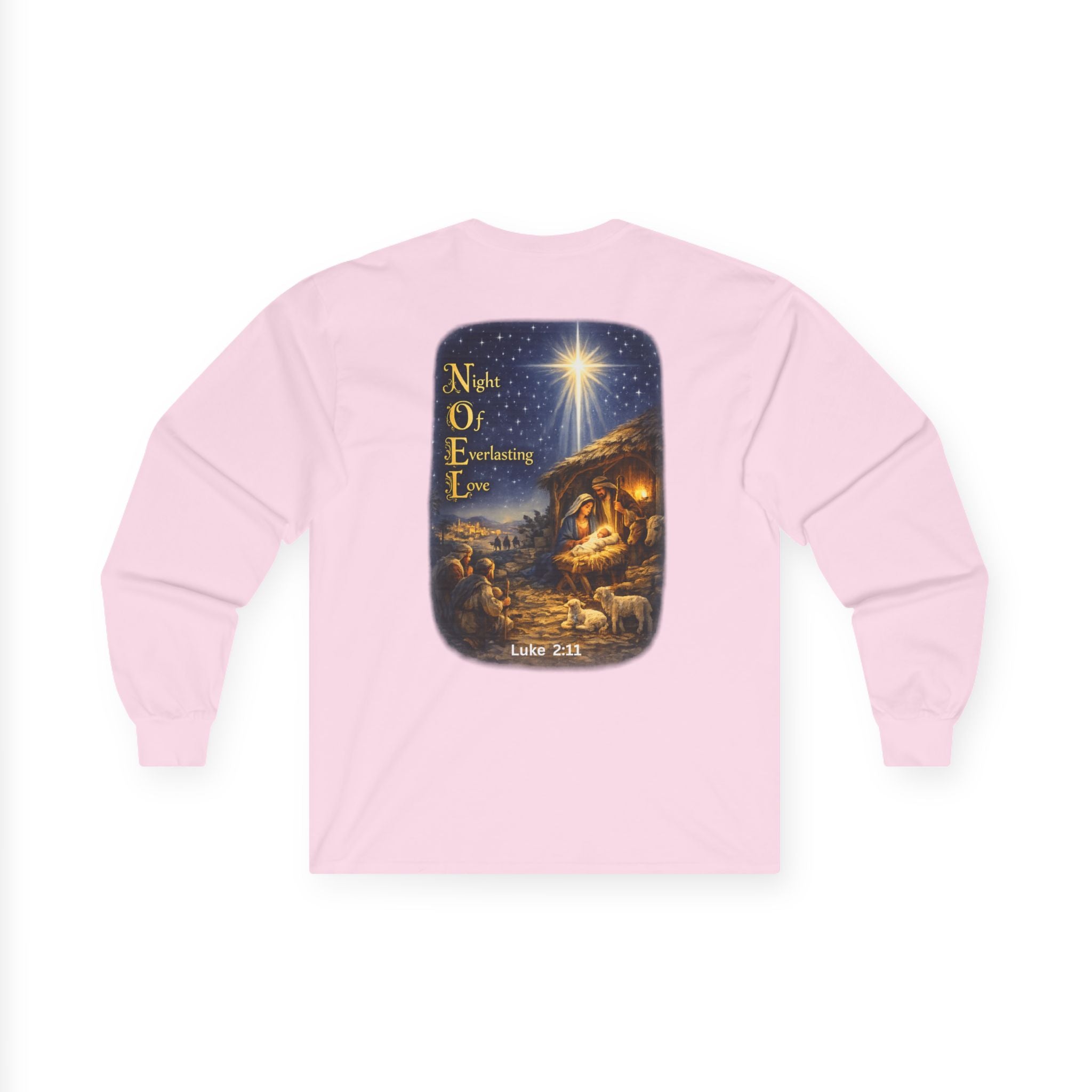 NOEL-Nativity Scene Ultra Cotton Long Sleeve Tee