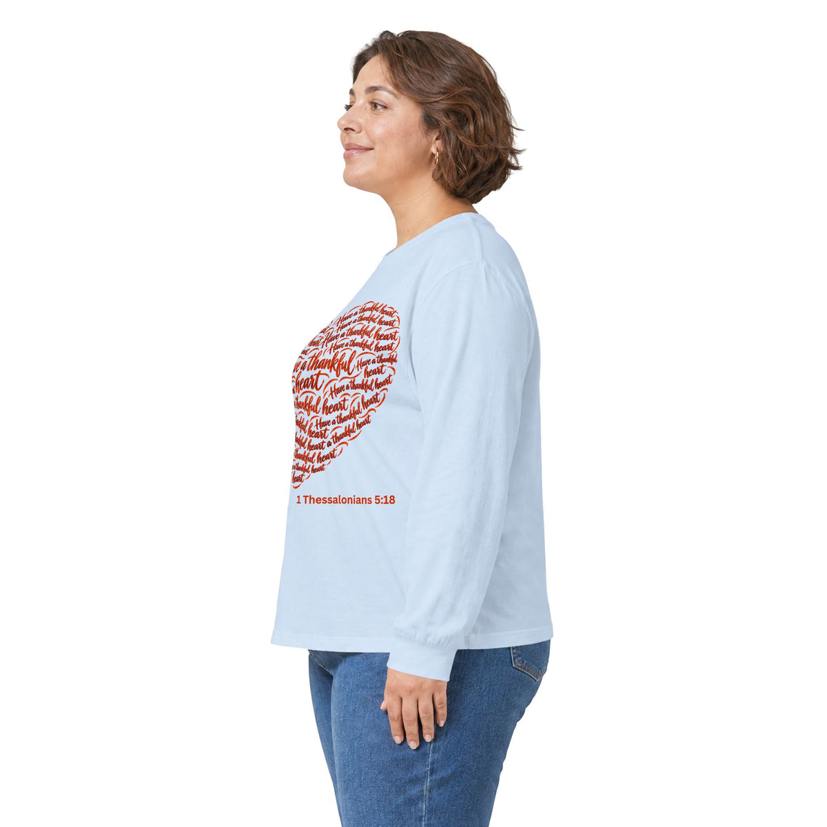 Have a Thankful Heart – Christian Faith-Inspired Long Sleeve T-Shirt-Unisex Ultra Cotton Long Sleeve Tee