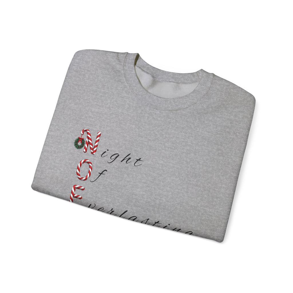 Night of Everlasting Love Christmas Sweatshirt Crewneck Sweatshirt
