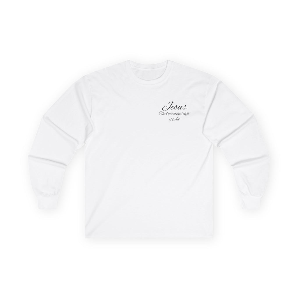 Christmas Wreath Christian Ultra Cotton Long Sleeve Tee
