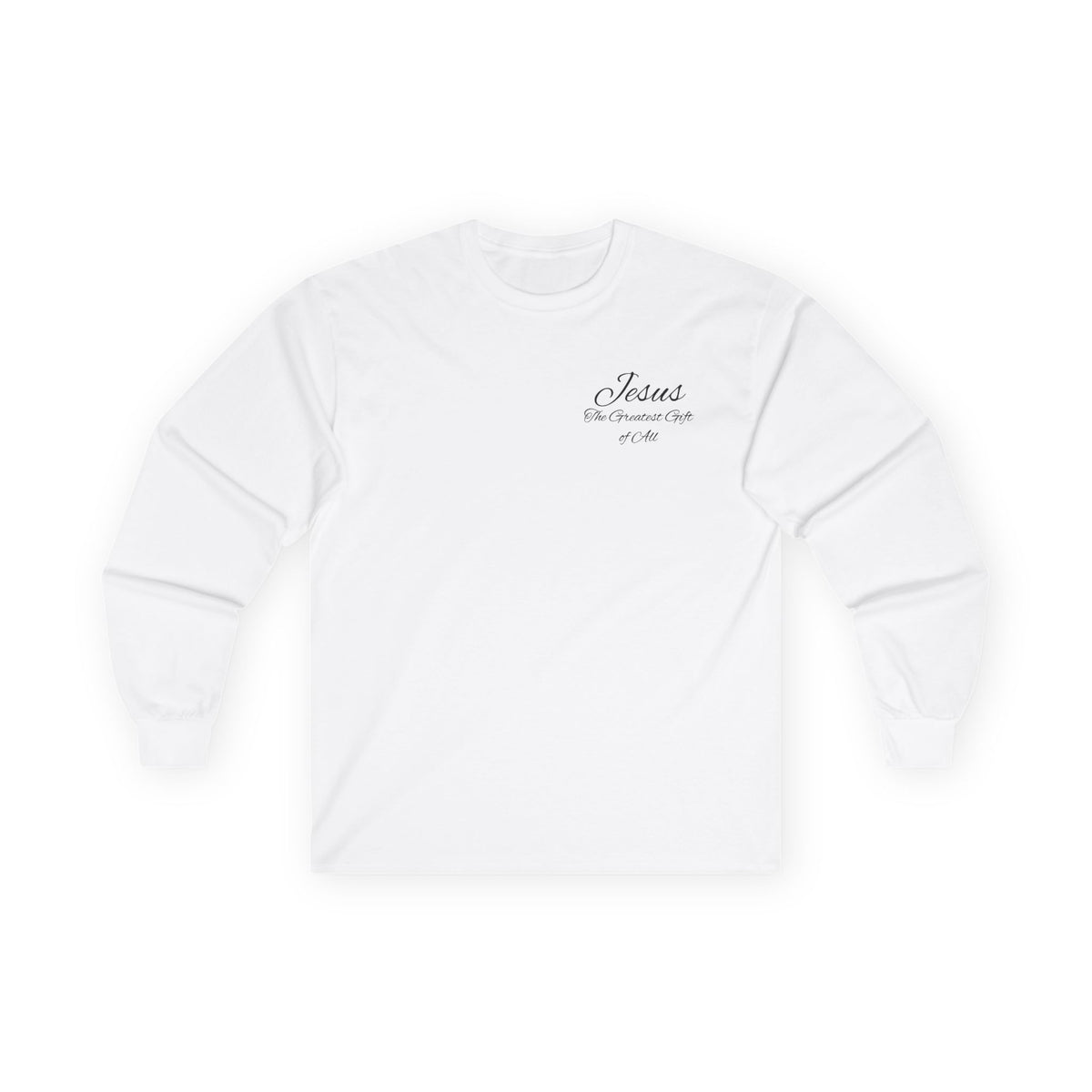 Christmas Wreath Christian Ultra Cotton Long Sleeve Tee