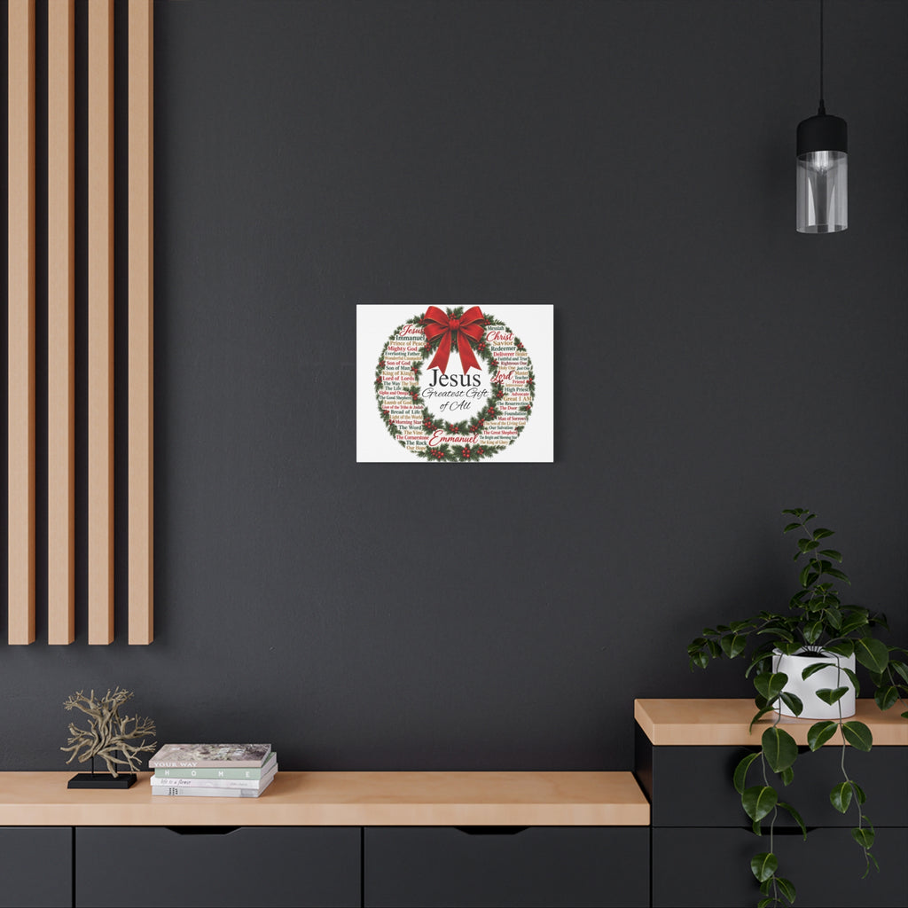 Jesus - Greatest Gift of All Canvas, Wall Art