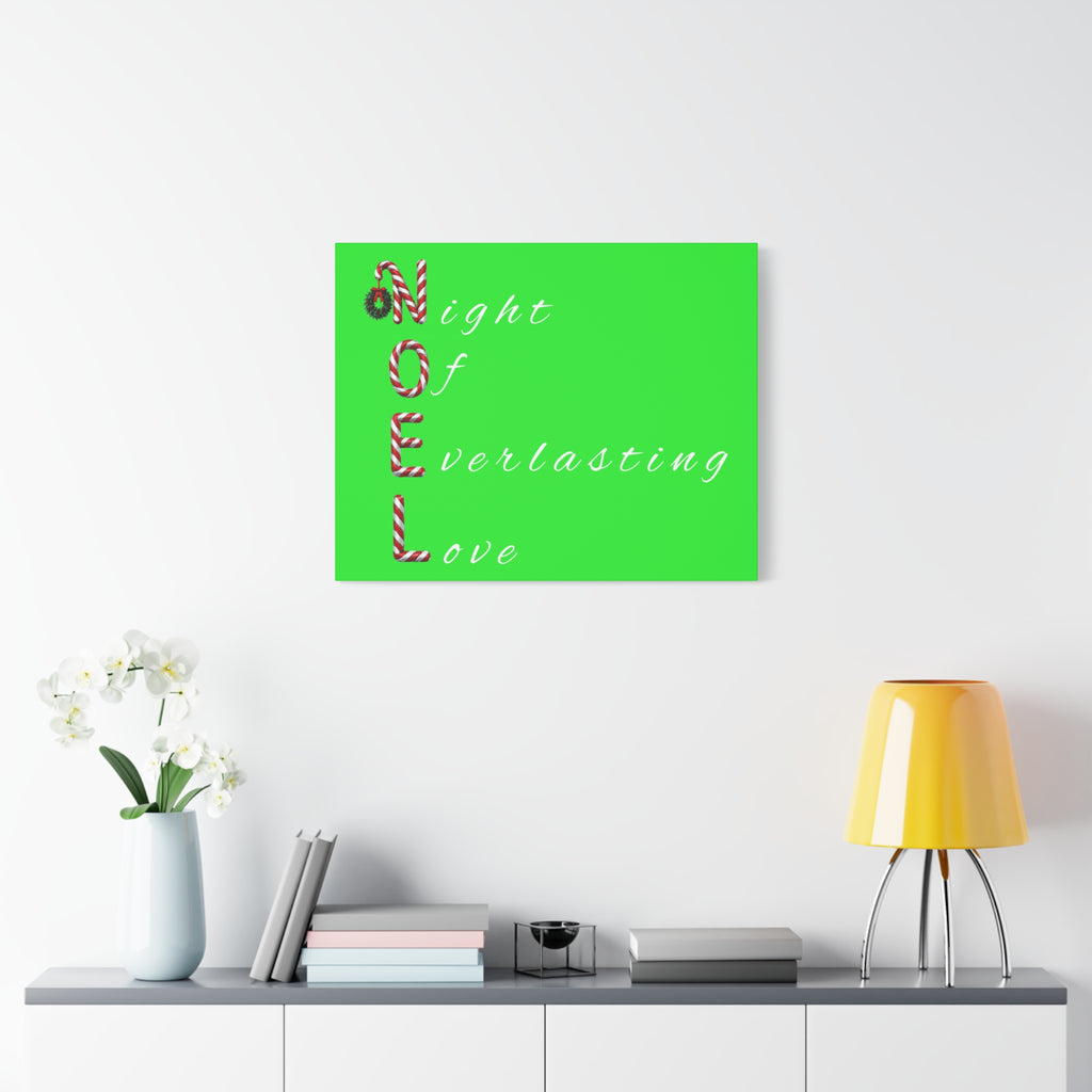 Night of Everlasting Love Christmas Canvas Wall Art, Matte Canvas, Stretched, 1.25"