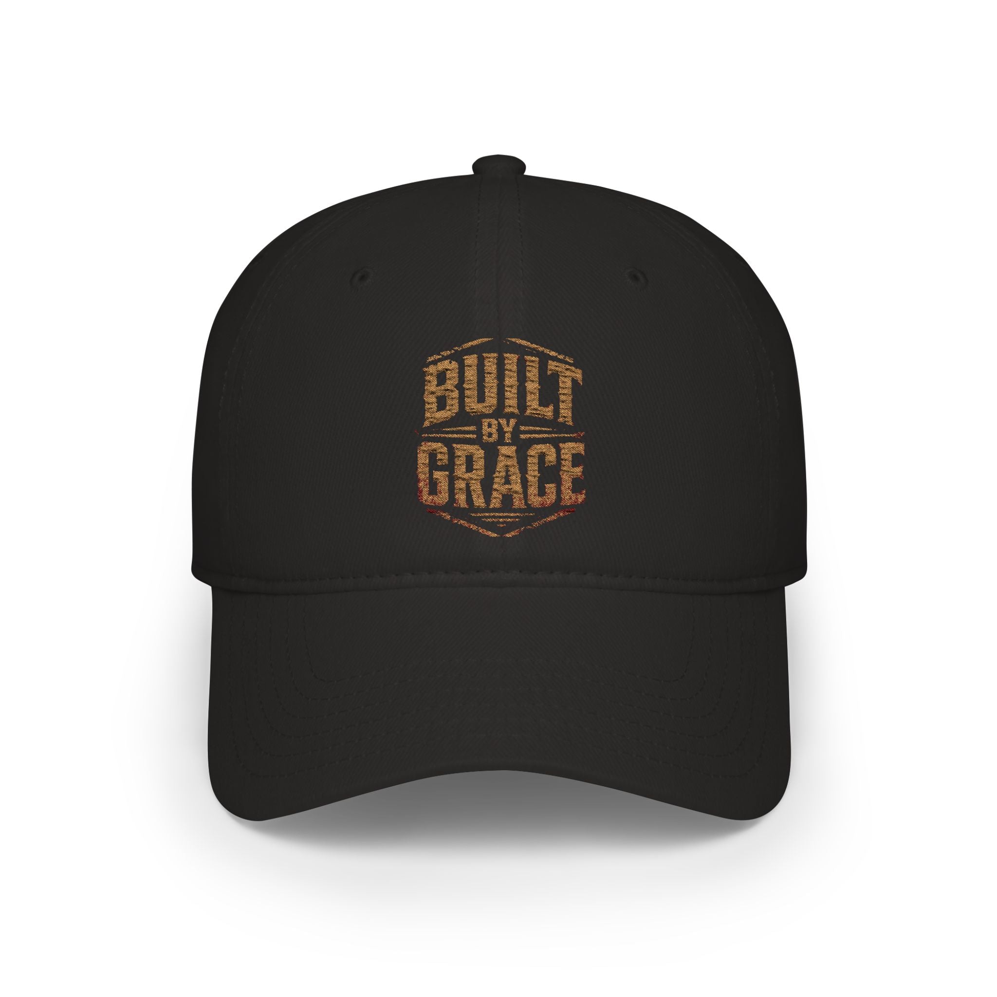 Built by Grace Low Profile Baseball Cap – Christian Faith Low Profile Baseball Cap