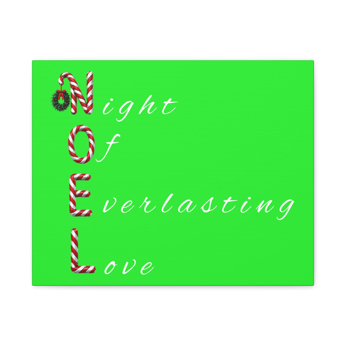 Night of Everlasting Love Christmas Canvas Wall Art, Matte Canvas, Stretched, 1.25"