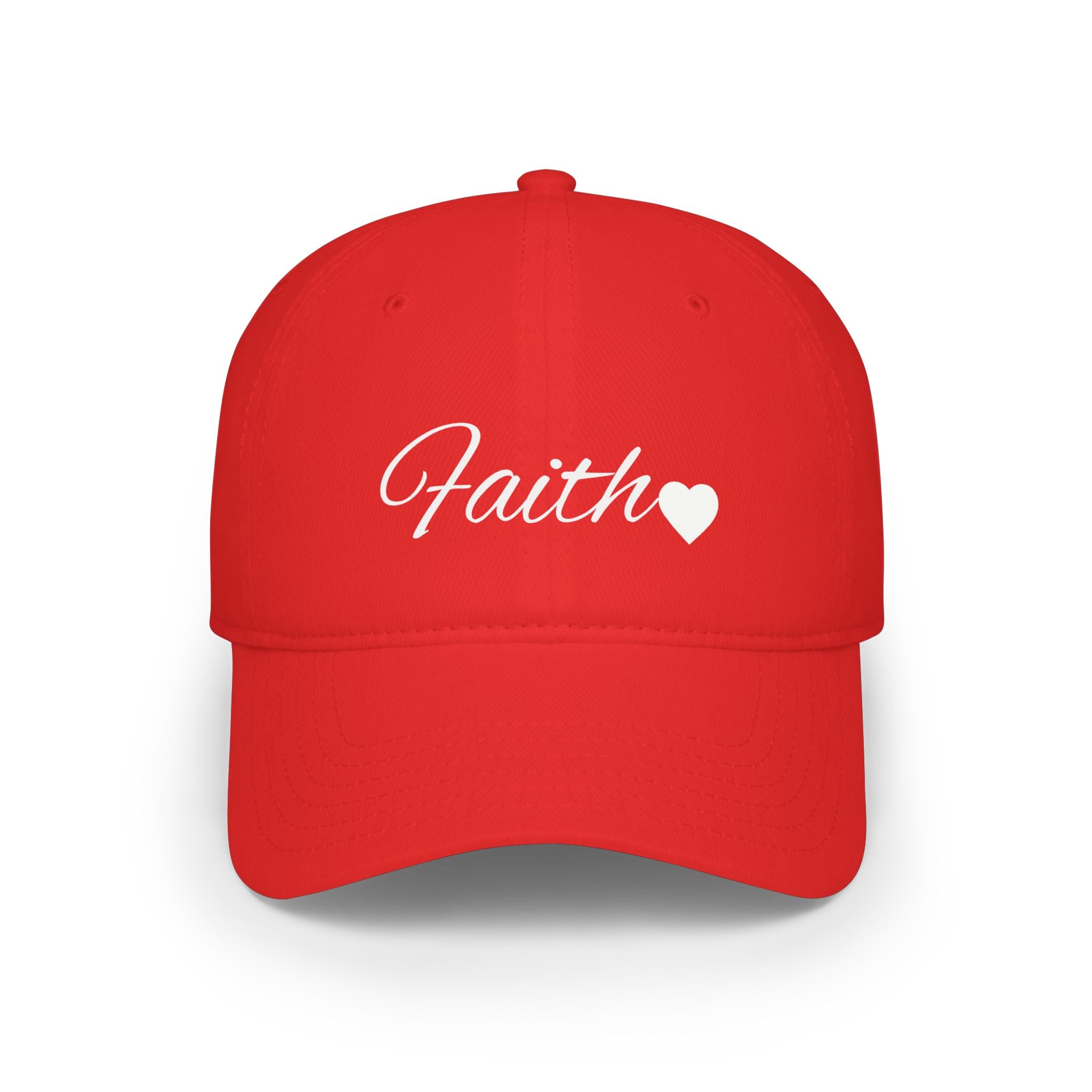 Faith Heart Classic Low Profile Baseball Cap – Christian Inspirational Cap