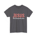 Jesus – The Reason for the Season Christmas T-Shirt | Christian Holiday Shirt Unisex Heavy Cotton Tee