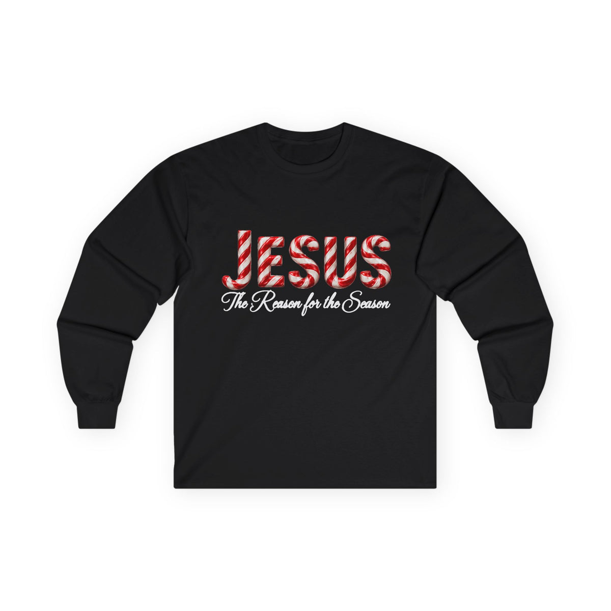 Jesus – The Reason for the Season Christmas Long Sleeve Shirt -Unisex Ultra Cotton Long Sleeve Tee