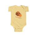 Be Thankful Thanksgiving Turkey & Pumpkin Infant Fine Jersey Bodysuit
