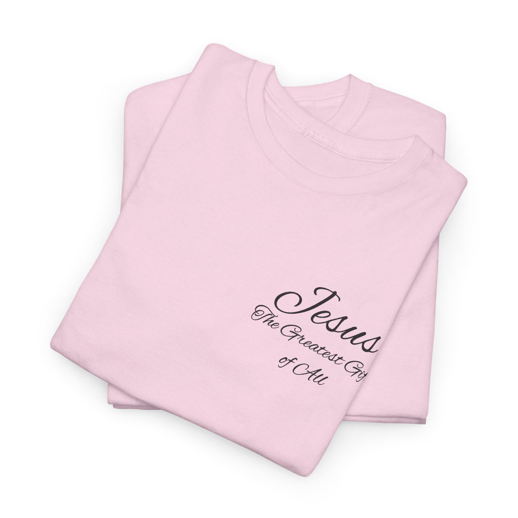 A Savior Is Born Nativity Christmas Heavy Cotton Tee
