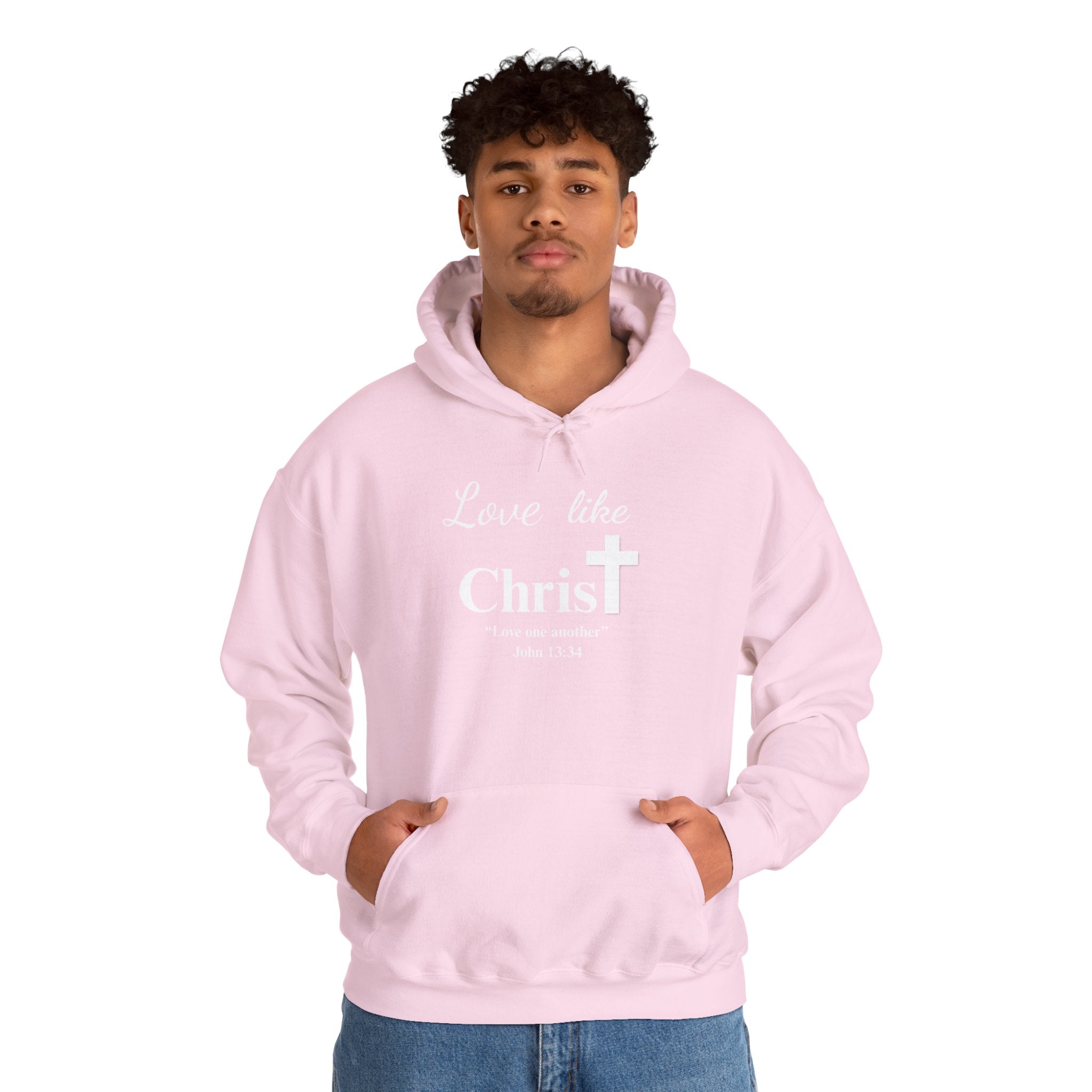 Love Like Christ Christian Hooded Sweatshirt