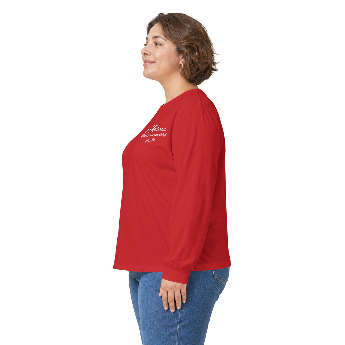 Christmas Wreath Christian Ultra Cotton Long Sleeve Tee