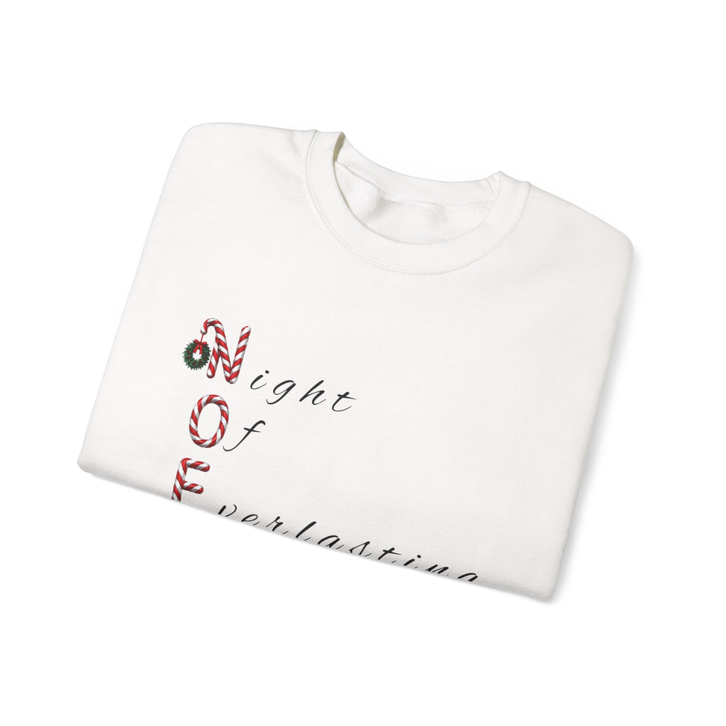 Night of Everlasting Love Christmas Sweatshirt Crewneck Sweatshirt