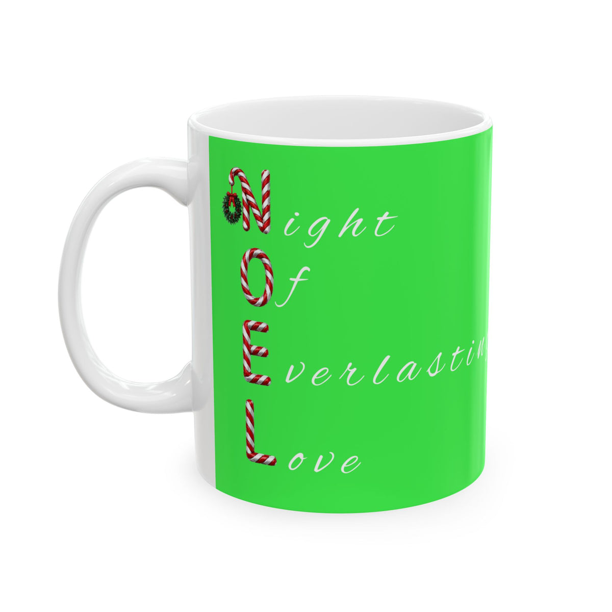 Night of Everlasting Love Christmas Mug – Christian Holiday Ceramic Mug, (11oz, 15oz)
