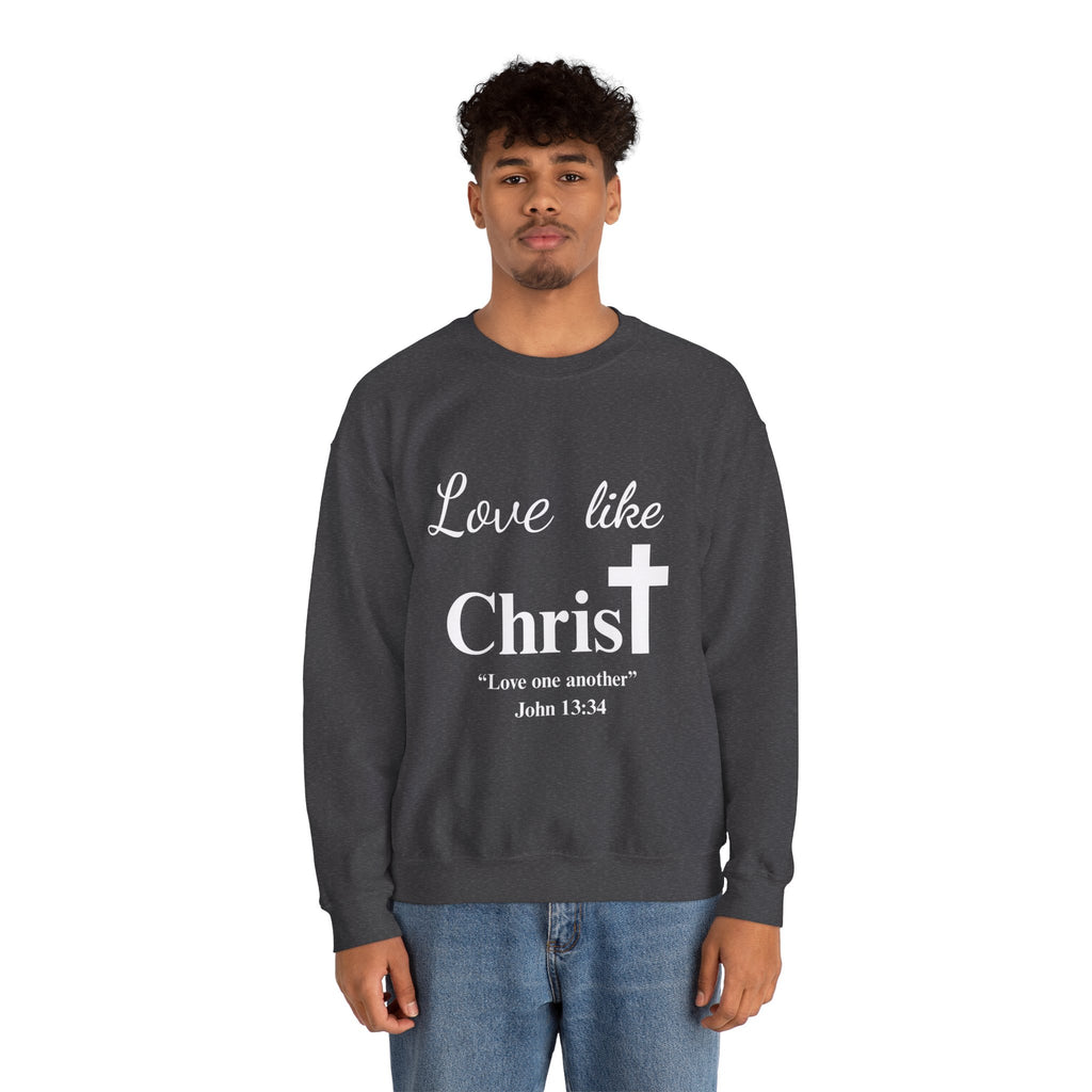 Love Like Christ Christian Crewneck Sweatshirt