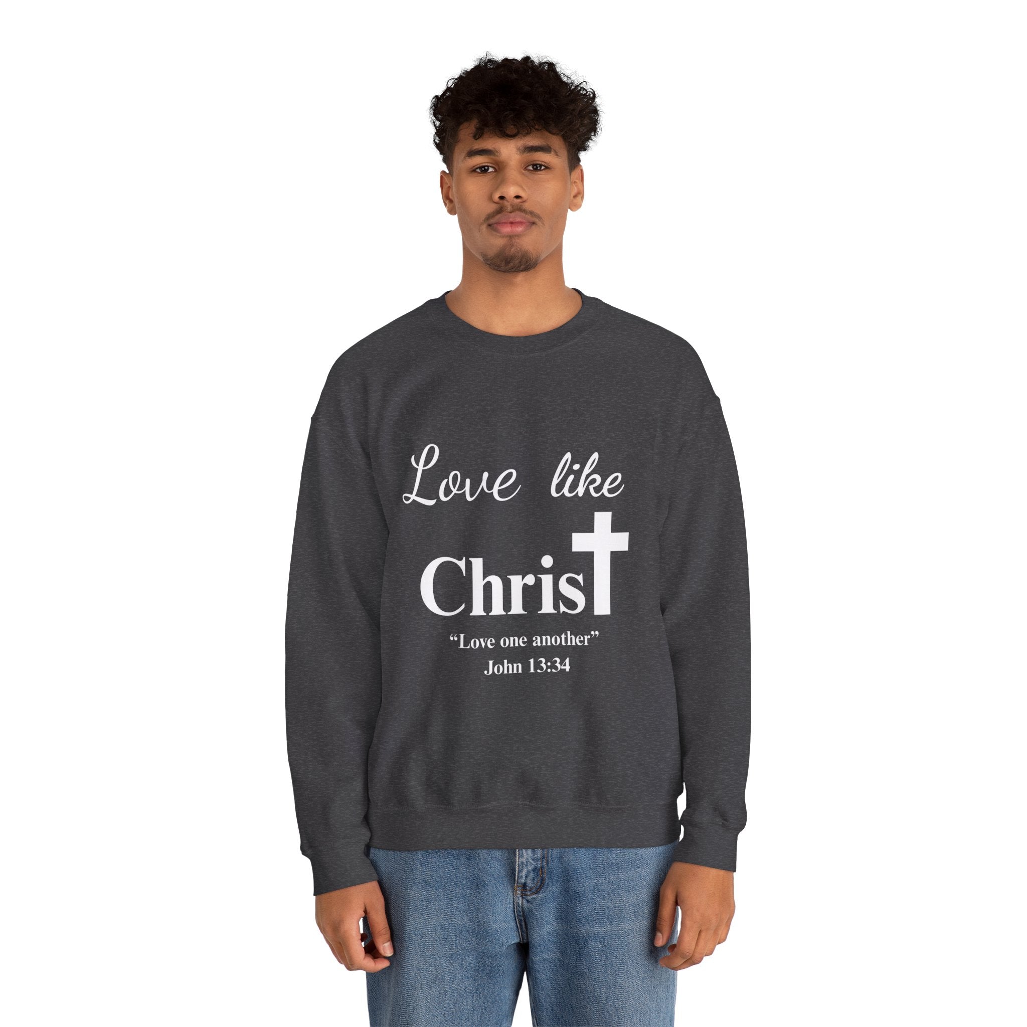 Love Like Christ Christian Crewneck Sweatshirt