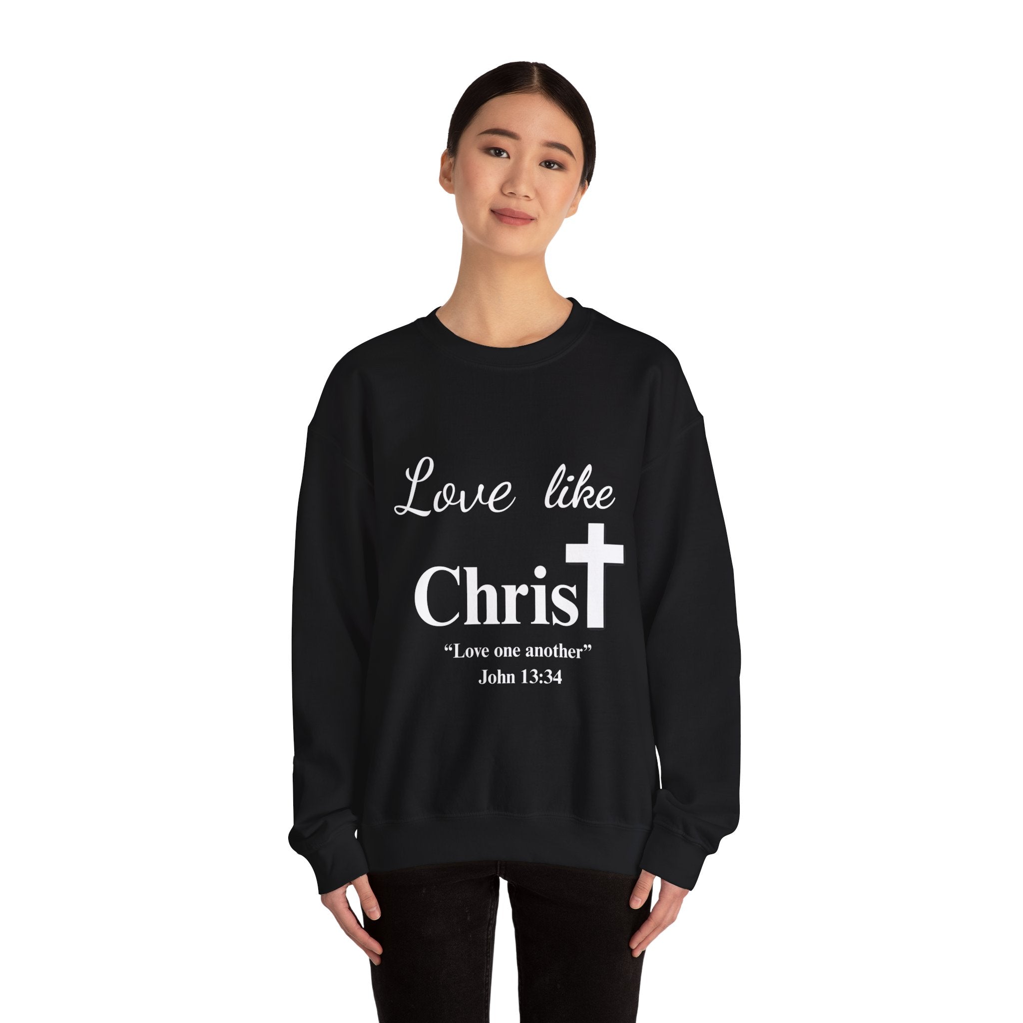 Love Like Christ Christian Crewneck Sweatshirt