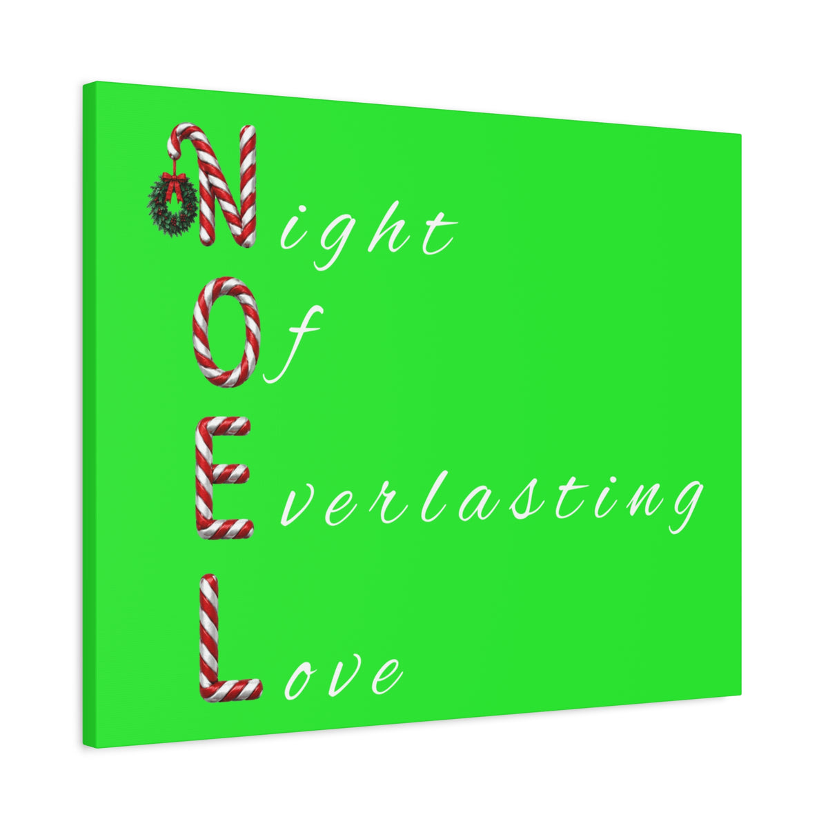 Night of Everlasting Love Christmas Canvas Wall Art, Matte Canvas, Stretched, 1.25"