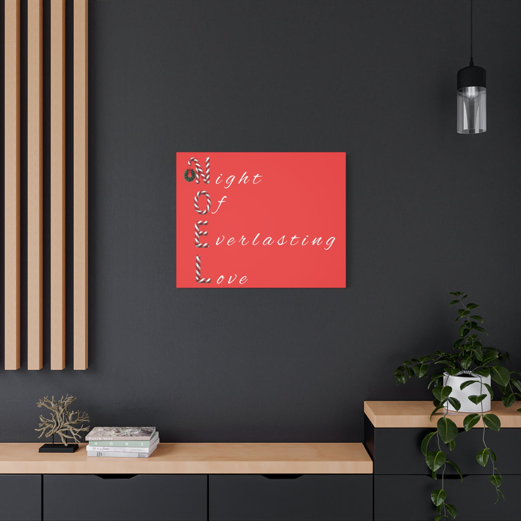 Night of Everlasting Love Christmas Canvas Wall Art, Matte Canvas, Stretched, 1.25"