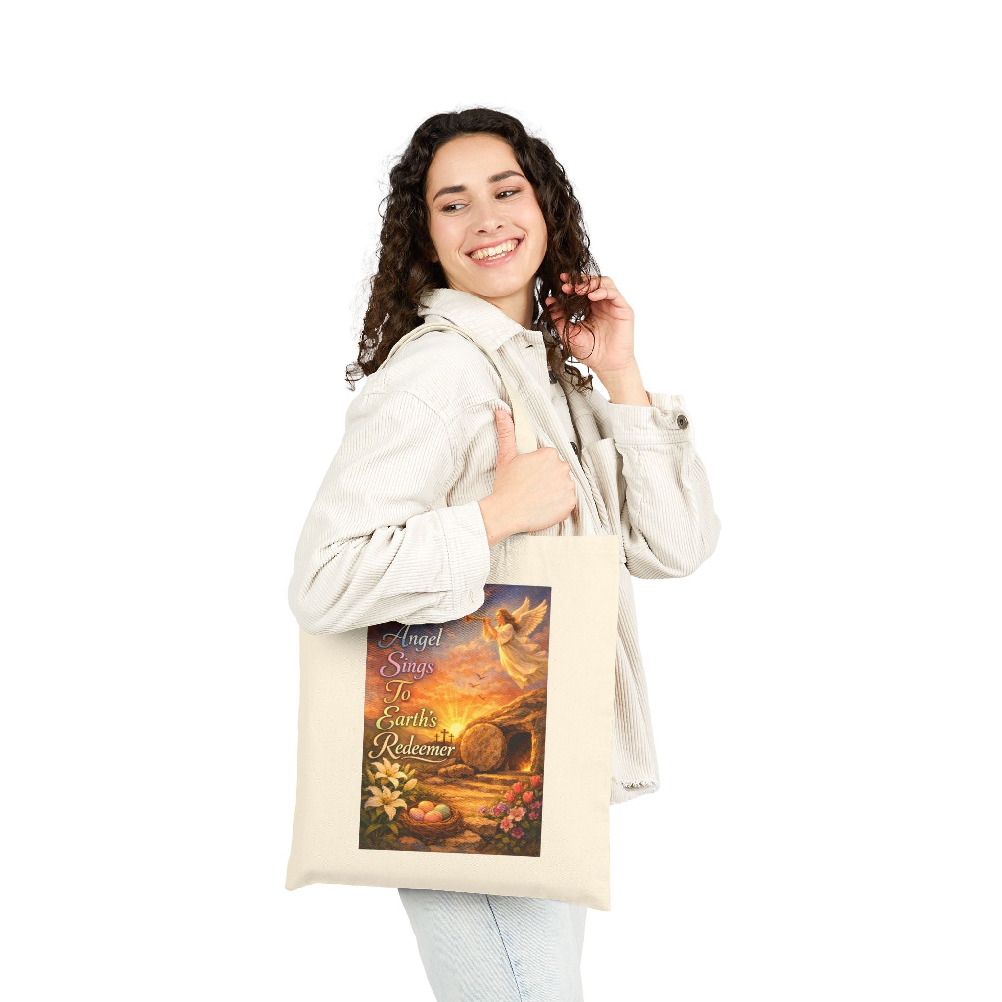 He Is Risen Sunrise Easter Tote Bag