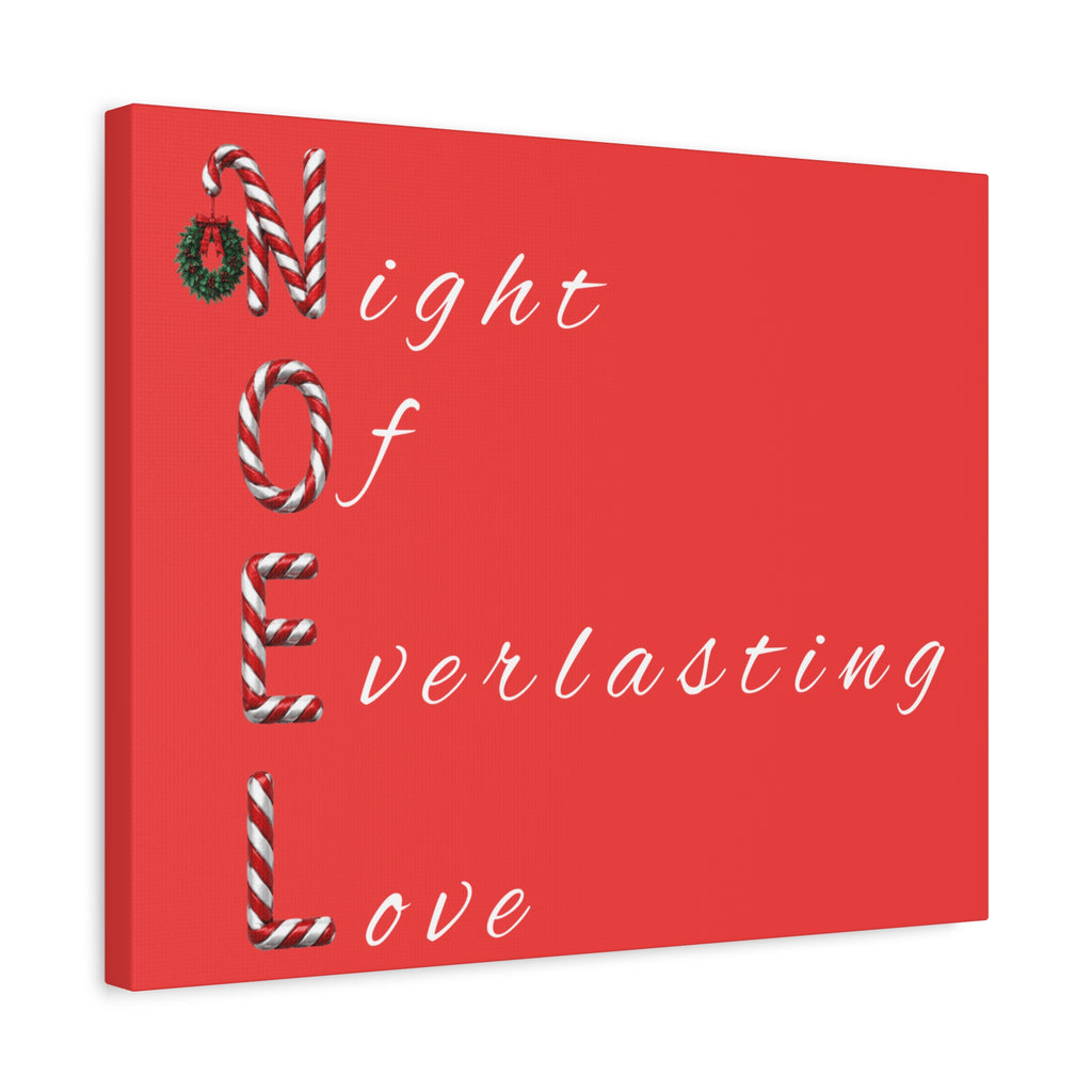 Night of Everlasting Love Christmas Canvas Wall Art, Matte Canvas, Stretched, 1.25"