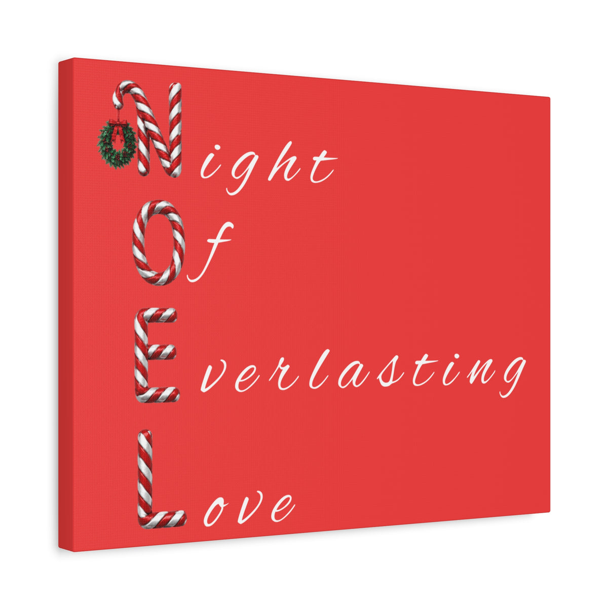 Night of Everlasting Love Christmas Canvas Wall Art, Matte Canvas, Stretched, 1.25"