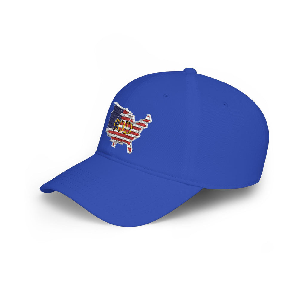 God Bless America USA Embroidered Patriotic Dad Hat – Christian Faith Low Profile Baseball Cap