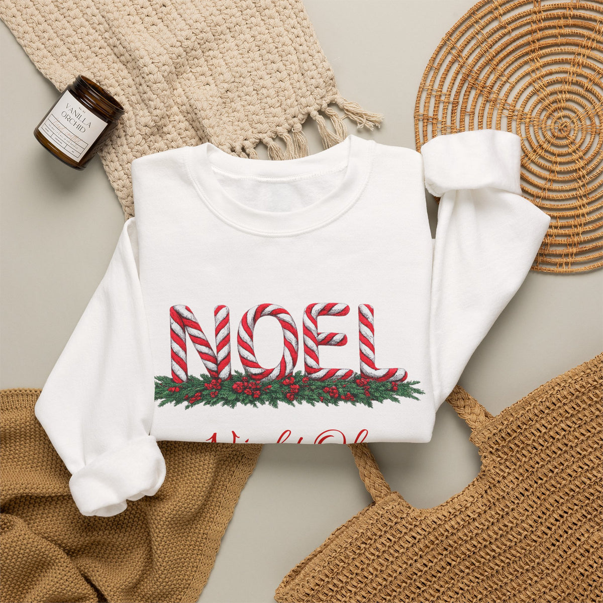 NOEL – Night of Everlasting Love Christmas Sweatshirt- Crewneck Sweatshirt