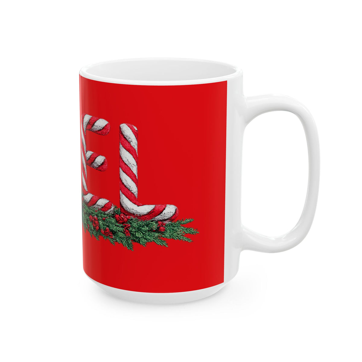 NOEL Christmas Ceramic Coffee Mug, (11oz, 15oz)