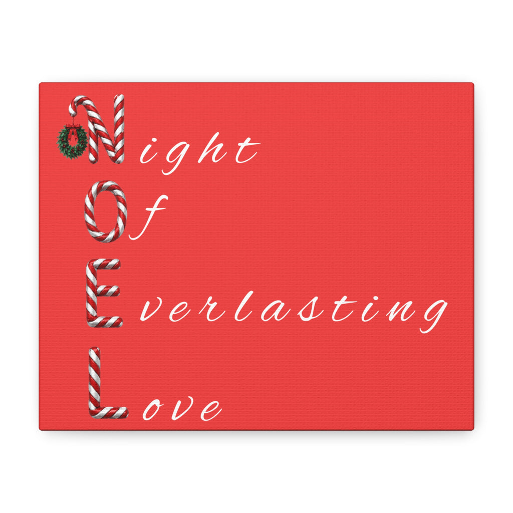 Night of Everlasting Love Christmas Canvas Wall Art, Matte Canvas, Stretched, 1.25"