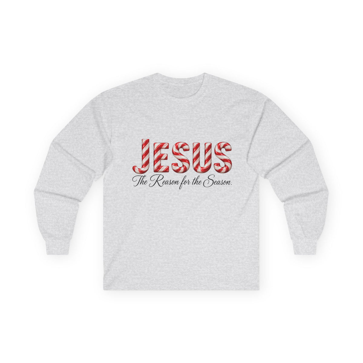 Jesus – The Reason for the Season Christmas Long Sleeve Shirt - Unisex Ultra Cotton Long Sleeve Tee