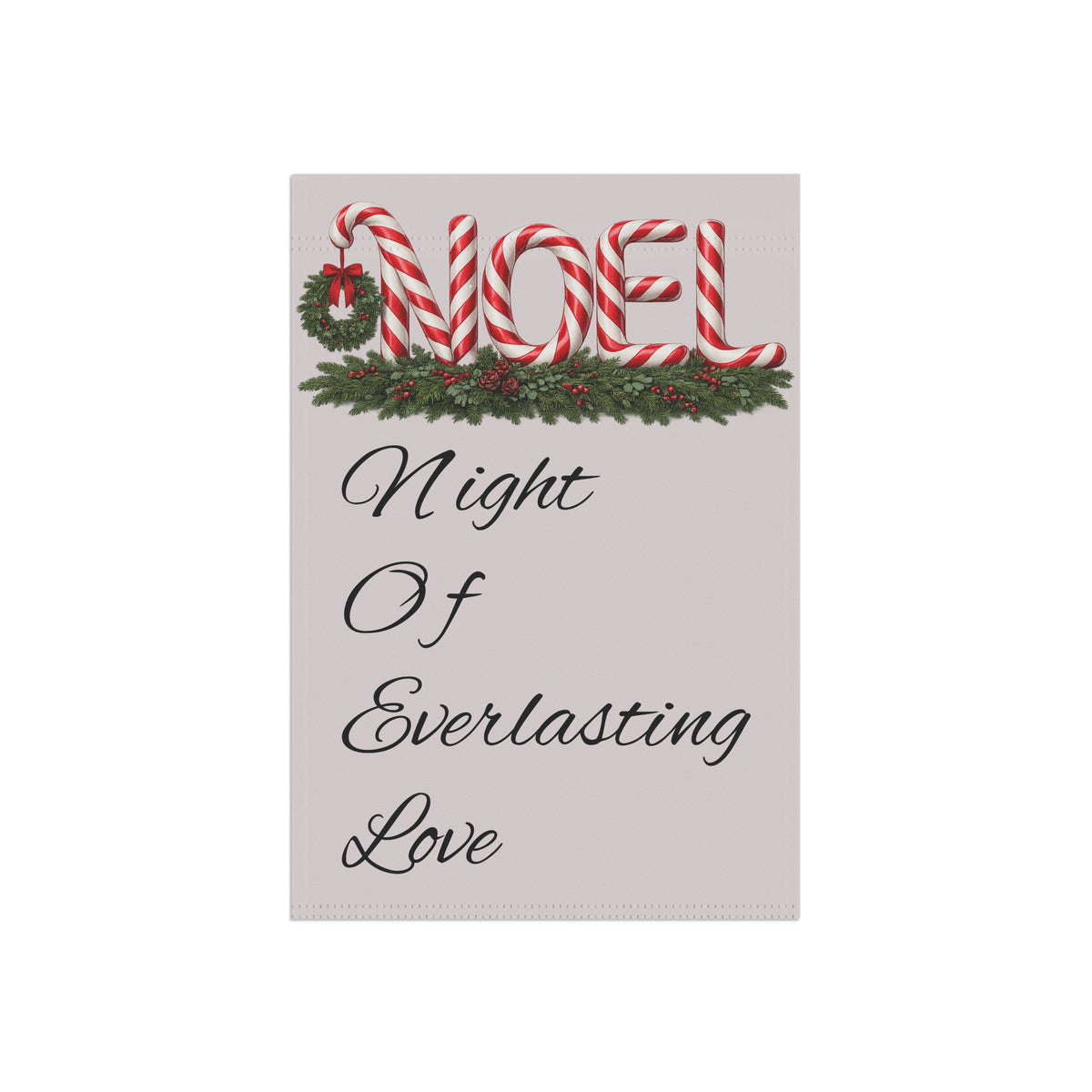 Noel Night of Everlasting Love Christmas Garden Flag