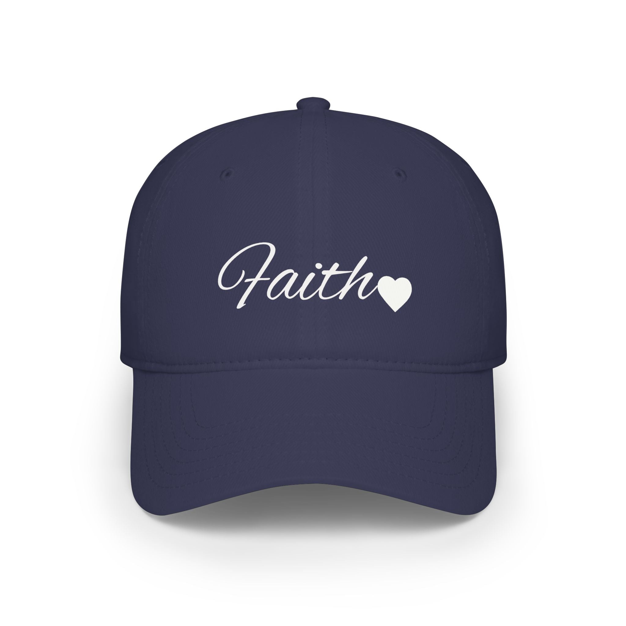 Faith Heart Classic Low Profile Baseball Cap – Christian Inspirational Cap