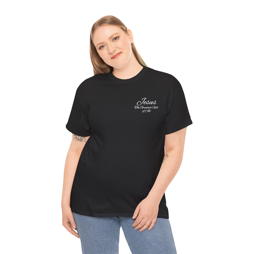 Jesus - Greatest Gift of All Christmas Wreath T-Shirt