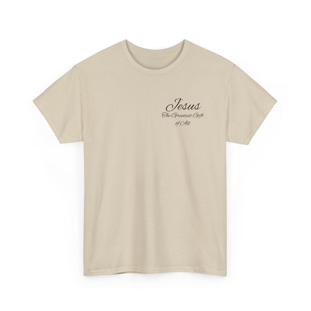 A Savior Is Born Nativity Christmas Heavy Cotton Tee
