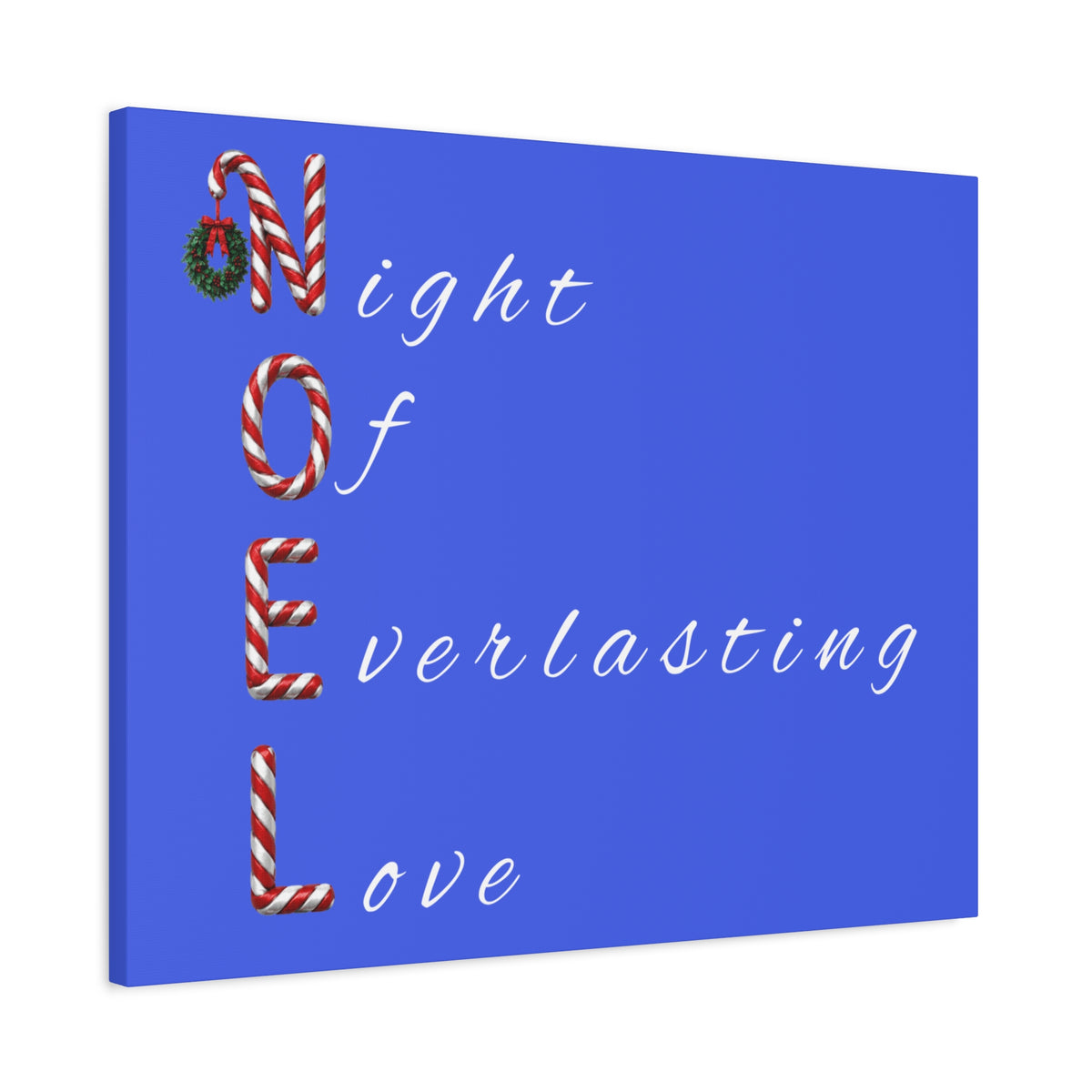 Night of Everlasting Love Christmas Canvas Wall Art, Matte Canvas, Stretched, 1.25"