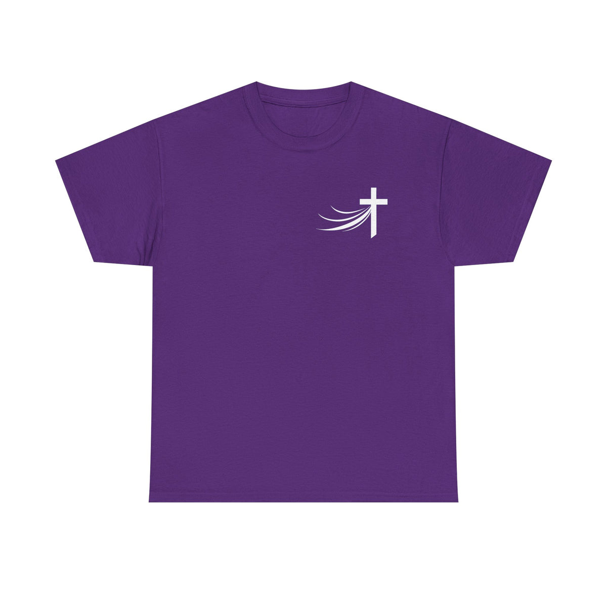 Christ Did It Christian T-Shirt – Cross & Swoosh Faith Tee