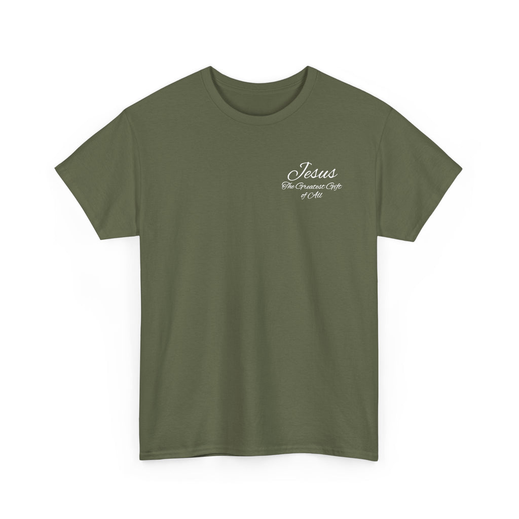 Jesus - Greatest Gift of All Christmas Wreath T-Shirt