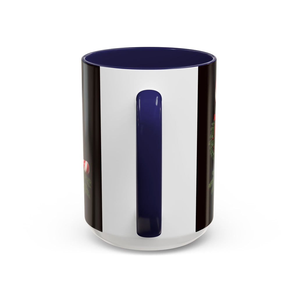 NOEL Candy Cane Christmas Mug – Festive Holiday Coffee Cup  (11, 15oz)