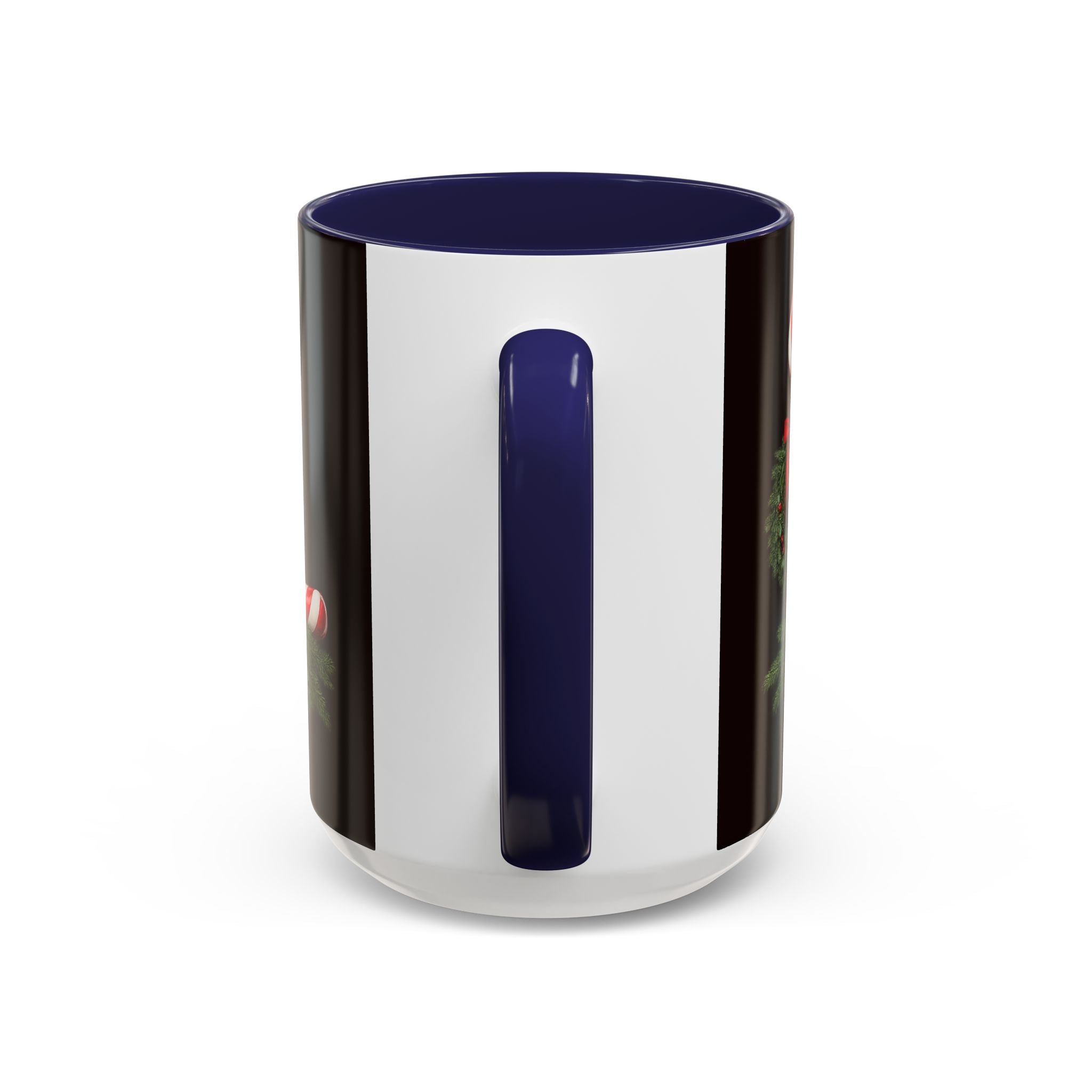 NOEL Candy Cane Christmas Mug – Festive Holiday Coffee Cup  (11, 15oz)