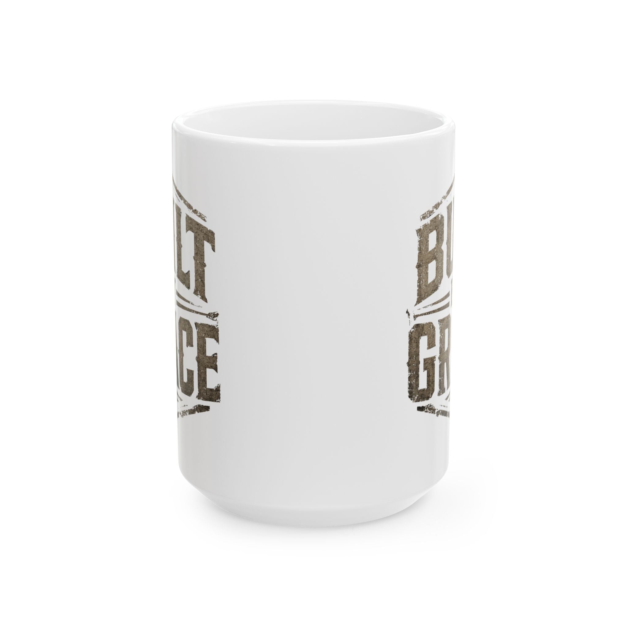 Built By Grace Christian Coffee Mug – Faith Based Ceramic Mug  (11oz, 15oz)
