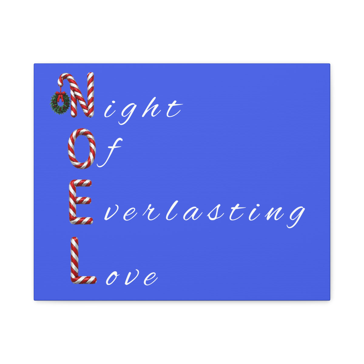 Night of Everlasting Love Christmas Canvas Wall Art, Matte Canvas, Stretched, 1.25"